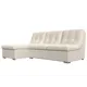 Диван Лига Диванов Релакс 114552L 230x100x175 см рогожка цвет бежевый