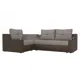 Диван Лига Диванов Тесей 107634L 254x74x184 см рогожка цвет бежевый/коричневый