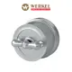 Переключатель накладной Werkel a044911 1 клавиша, цвет матовый хром