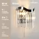Настенный светильник Moderli Wave V10769-2w цвет хром