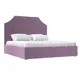Кровать Лига Диванов Кантри 120689 195x140x211 см вельвет цвет сиреневый