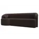 Диван Лига Диванов Лига-027 119531L 257x82x97 см искусственная кожа цвет коричневый
