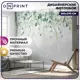 Фотообои флизелиновые OnPrint Grey Foliage 300x270 см