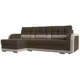 Диван Лига Диванов Марсель 109983L 234x89x148 см рогожка цвет коричневый