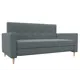 Диван Лига Диванов Лига-038 121856 153x82x82 см рогожка цвет серый