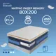 Матрас Matratex Лидер Memory 80x200 см независимый пружинный блок, односпальный