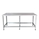 Стол прямоугольный Veranda Стол производственный 180x60 см оцинкованная сталь цвет сталь