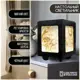Настольная лампа Бруталити Arthur print Chernastol-gsun-040523-134 цвет черный