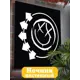 Панно настенное с подсветкой светодиодное Бруталити Arthur panno музыка blink182 - 1554 холодный белый (голубой) свет цвет черный