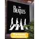 Панно настенное с подсветкой светодиодное Бруталити Arthur panno музыка the beatles - 1525 холодный белый (голубой) свет цвет черный