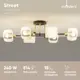 Люстра на штанге Moderli Street V10822-6c 6 ламп 15 м² цвет черный, золотой