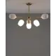 Люстра на штанге Moderli Cassy V10820-6c 6 ламп 15 м² цвет золотой