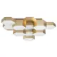 Люстра потолочная светодиодная Lightstar Favo Ls_750121 10 м² теплый белый (желтый) свет цвет матовое золото