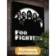 Панно настенное с подсветкой светодиодное Бруталити Arthur panno музыка foo fighters - 2045 холодный белый (голубой) свет цвет черный