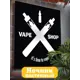 Панно настенное с подсветкой светодиодное Бруталити Arthur panno smoke - 1658 холодный белый (голубой) свет цвет черный