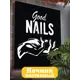Панно настенное с подсветкой светодиодное Бруталити Arthur panno good nails - 1620 холодный белый (голубой) свет цвет черный