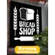 Панно настенное с подсветкой светодиодное Бруталити Arthur panno bread shop - 1600 холодный белый (голубой) свет цвет черный