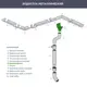 Воронка врезная 127 мм цвет стальной