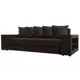 Диван Лига Диванов Дубай 31508R 240x96x109 см искусственная кожа цвет коричневый