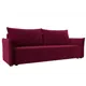 Диван Лига Диванов Лига-004 117164 222x88x88 см вельвет цвет красный