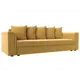 Диван Лига Диванов Лига-005 117250 235x85x78 см вельвет цвет желтый