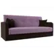 Диван Лига Диванов Надежда 111091 201x89x82 см вельвет цвет фиолетовый