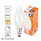 Лампа накаливания Osram E14 230 В 40 Вт свеча матовая 2 м2 свет тёплый белый