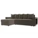 Диван Лига Диванов Дубай Лайт 114148L 241x80x140 см велюр цвет коричневый