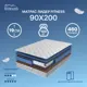 Матрас Matratex Лидер фитнесс 90x200 см, независимый пружинный блок, односпальный