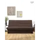 Раскладной диван Cityhd прямой диван 186x95x94 см велюр цвет коричневый