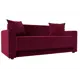 Диван Лига Диванов Лига-012 117545 158x78x87 см вельвет цвет красный