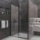 Душевая дверь Veconi 413500 120см эффект стекла прозрачный распашной