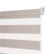Рулонная штора Decofest День-ночь Бейс 60x160 см цвет какао с молоком