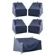 Комплект чехлов для дивана Tplus 1500x900x650/420 мм и кресел 1110x910x900/670 мм 4 шт оксфорд 210 синий