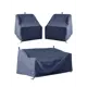 Комплект чехлов для дивана Tplus 1800x1000x800/550 мм и кресел 1110x910x900/670 мм 2 шт оксфорд 210 синий
