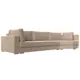 Диван Лига Диванов Лига-026 119165 340x85x139 см велюр цвет бежевый