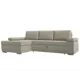 Диван Лига Диванов Канкун 118234L 260x88x160 см рогожка цвет бежевый