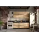 Кухонный гарнитур Furniture Integration Берген 200x210x60 см ЛДСП цвет венге/дуб делано УТ000318039