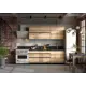 Кухонный гарнитур Furniture Integration Берген 200x210x60 см ЛДСП цвет венге/дуб делано