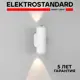 Светильник настенный светодиодный уличный Elektrostandard Gira 35127/D IP54 цвет белый