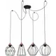 Люстра подвесная Illumico Нет Il2001-4pc-05 bk rose gd 4 лампа 8 м² цвет черный