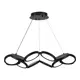 Светильник подвесной светодиодный ST Luce Rio Sl6508.403.01 21 м² нейтральный белый свет цвет черный