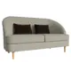 Диван Лига Диванов Атико 109918 144x82x63 см рогожка цвет бежевый