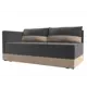 Диван Лига Диванов Никас 105195L 150x73x82 см велюр цвет серый