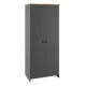 Шкаф Альбина 96x210x53 см ЛДСП цвет графит/дуб крафт золотой