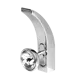 Крючок мебельный Ajax MB-LM/K-004 1.5x7.1x3.7 см цвет хром