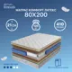 Матрас Matratex Комфорт Латекс 80x200 см, независимый пружинный блок, односпальный, ортопедический, кокосовый