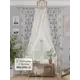 Комплект штор на ленте At Home Макрин AT205937 150x270 см вуаль цвет синий
