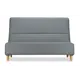 Диван Ramart design Овале 80524480 161x104x91 см искусственная кожа цвет серый/серебристый