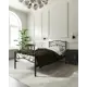 Кровать с изножьем Red black Глэдис 120x200 см Металл цвет черный